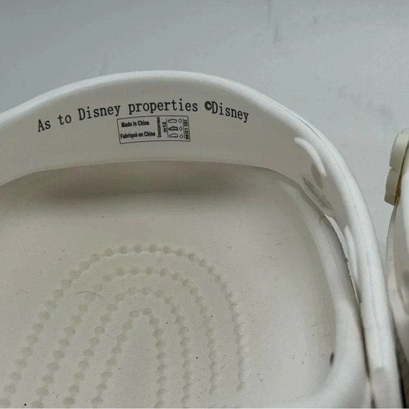 CROCS Disney 7 jibbitz charms stitch peach mickey today popcorn…size 12 - Picture 10 of 11